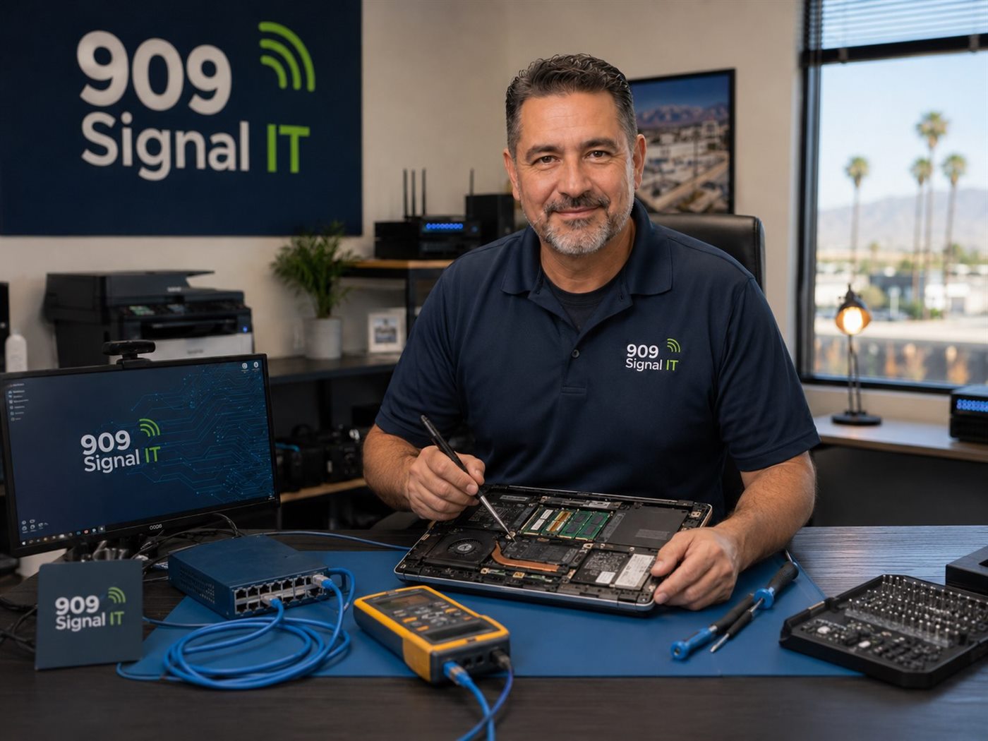 909 Signal IT technician providing local IT support in Ontario CA
