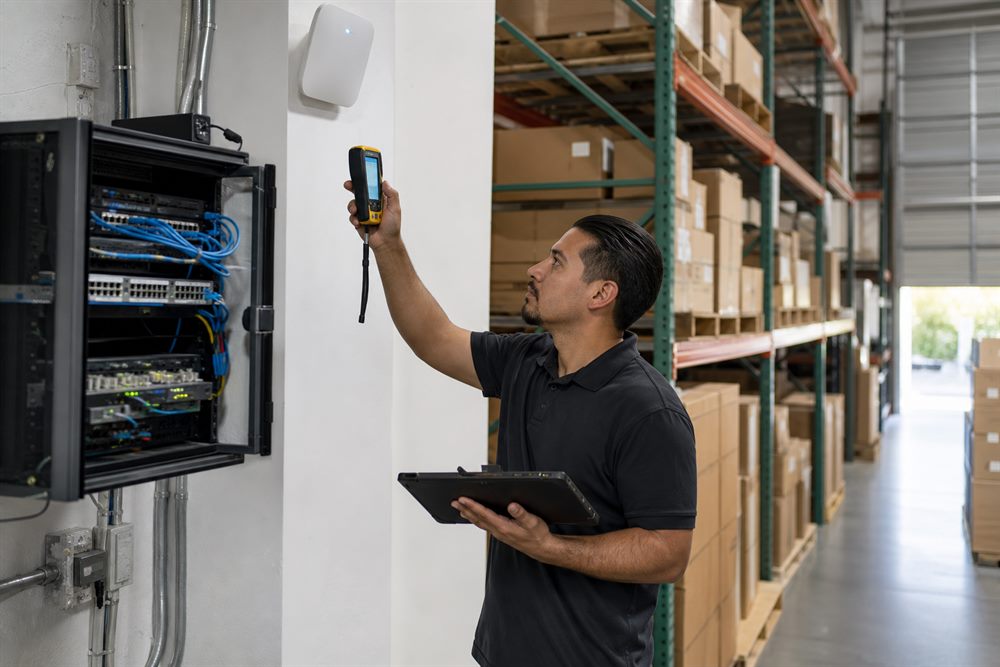 Warehouse network and Wi-Fi support in Ontario CA